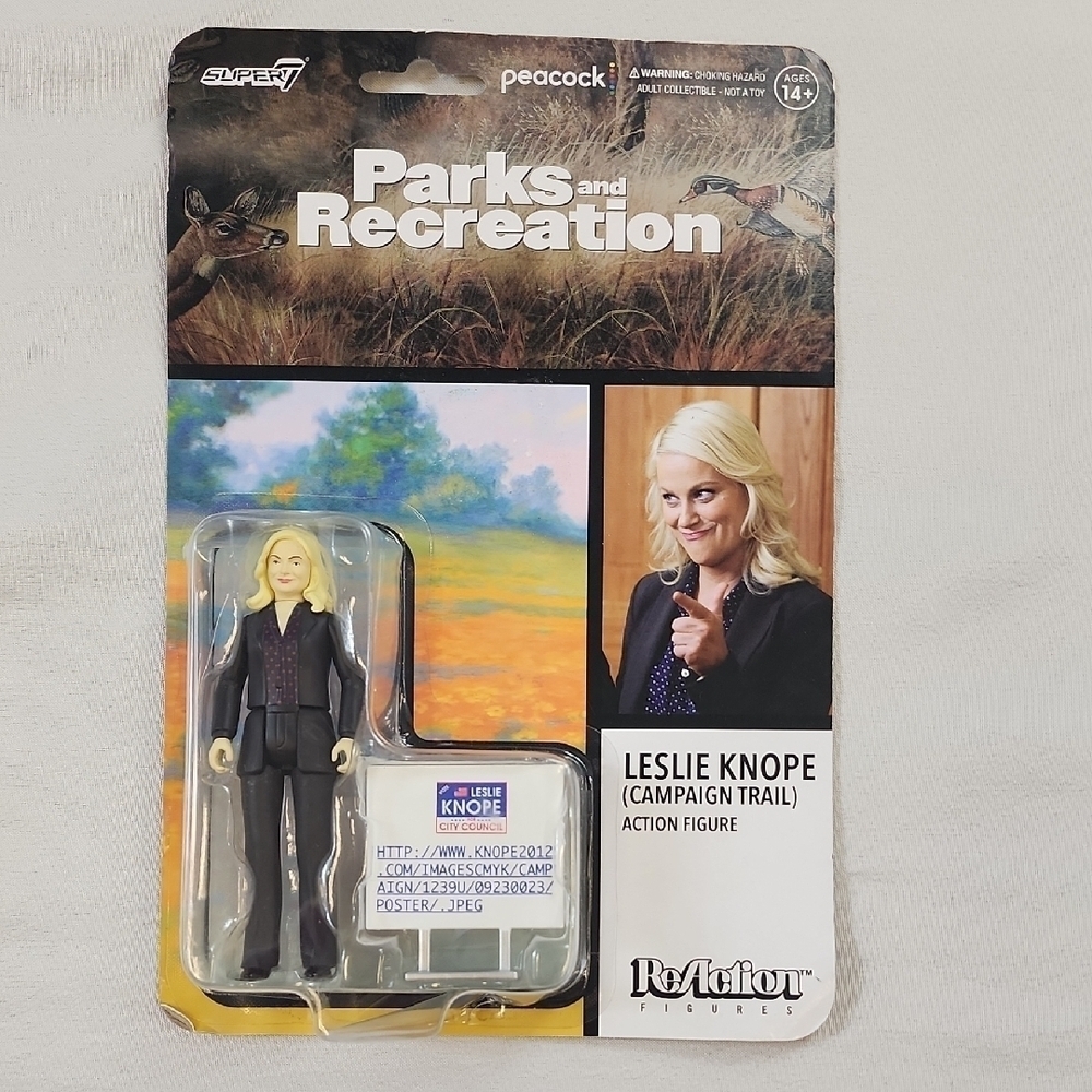 Super7 Parks And Recreation Leslie Knope ReAction Figure NWT